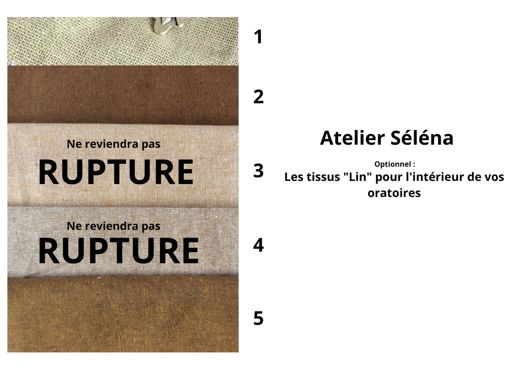 Atelier Séléna - Oratoire de poche - Personnalisation