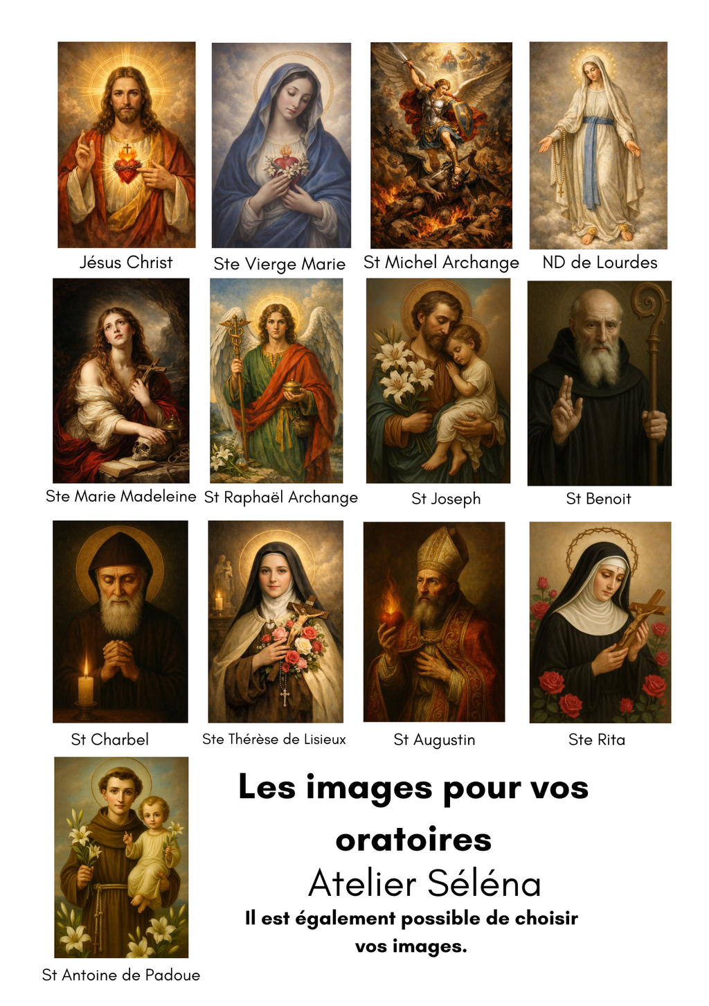 Atelier Séléna - Porte-clés oratoire - Personnalisation