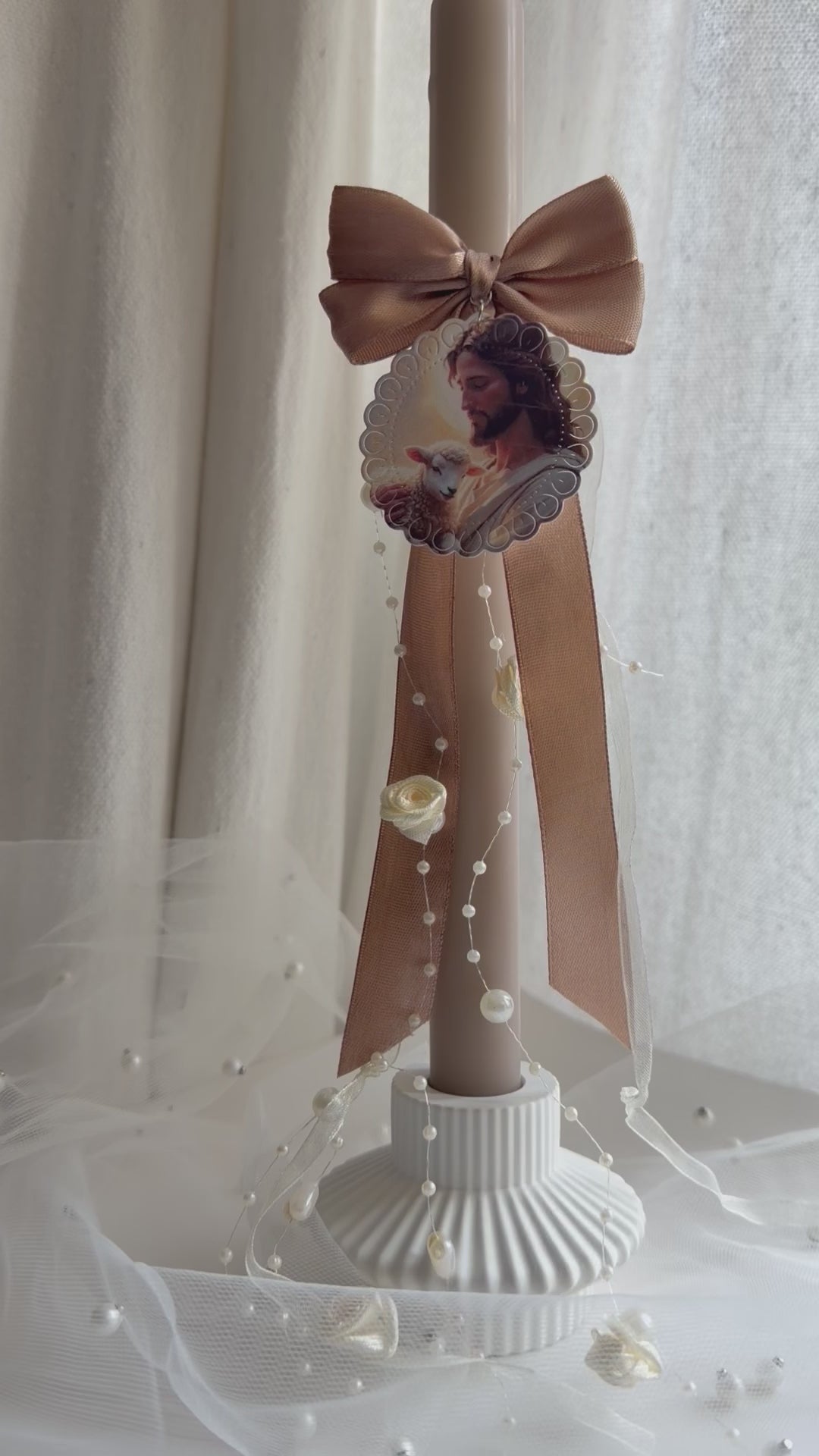 Atelier Séléna - Cierge décoré – Bougie avec boîte