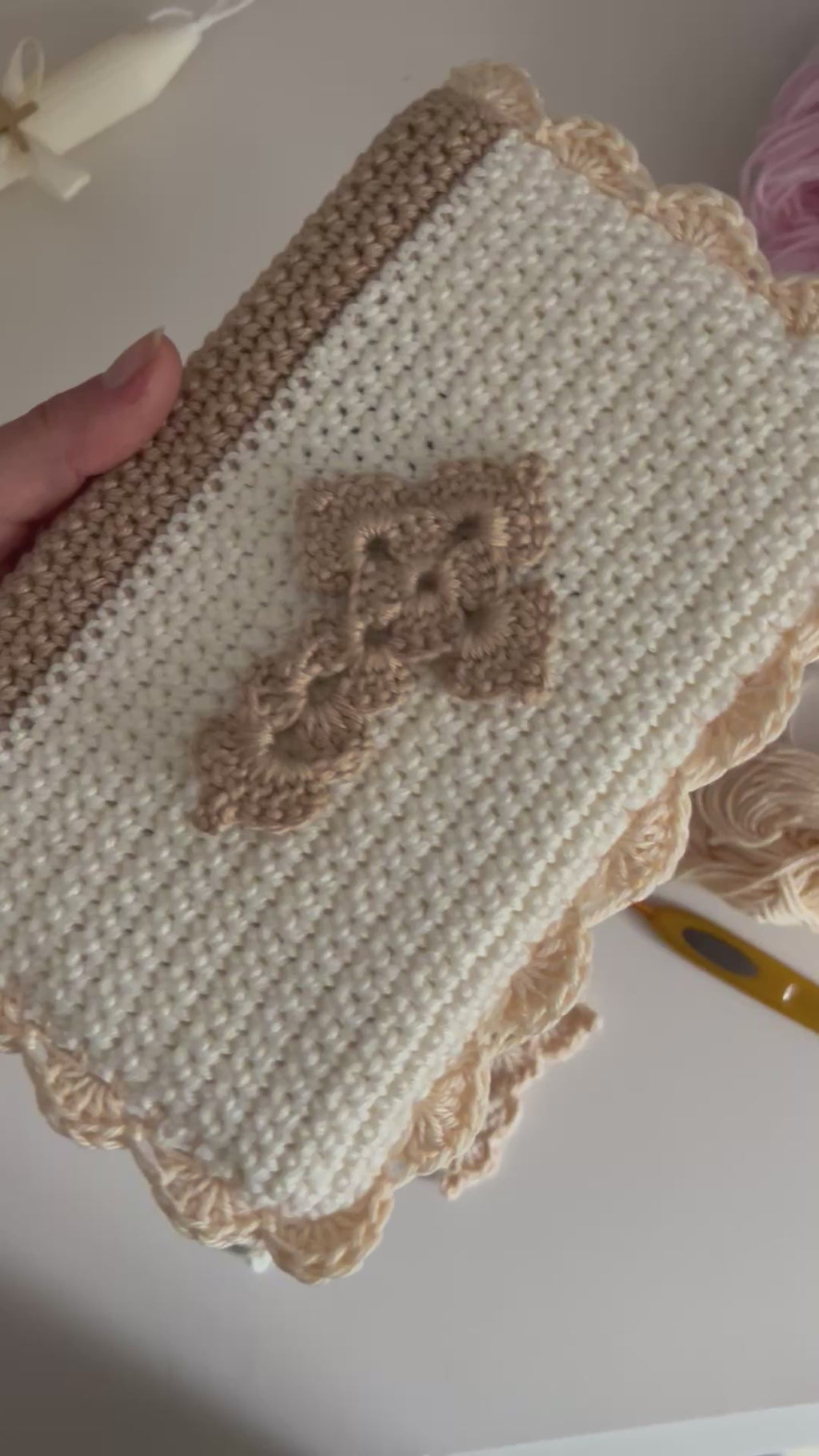 Atelier Séléna - Housse de bible au crochet coton